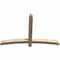 Ekena Millwork Bellingham Smooth Timber Gable Bracket, Douglas Fir, 60"W x 40"H x 3 1/2"D x 3 1/2"F, 16/12 Pitch GBW060X40X0404BEL00SDF - alternate 3